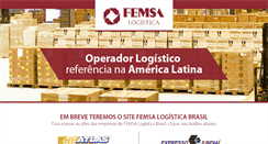 Desktop Screenshot of femsalogistica.com.br